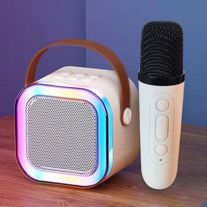 Ensemble d'enceintes Bluetooth et de microphones ST147 pour fêtes de famille, karaoké à domicile et fêtes de fin d'année, avec lecteur de cartes TF et fonction haut-parleur - Product Image 1