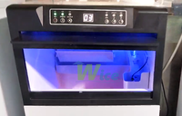 Máquina de Hielo en Cubos Pequeños y Duraderos de Fábrica WICE, 50kg 55kg 60kg, Producción Rápida de Hielo Puro, Autolimpieza, para Bares, Cafeterías, Tiendas de Té con Leche
