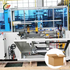 Leadworld Automatic Carton Molding Machine Easy Operate Fully Automatic Box Erecting Machine / Carton Case Erector