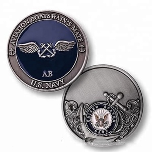 Neue Ankunfts-Nickelüberzug-weiche Emaille-kundenspezifische Großhandelsmarine-Herausforderung-<span class=keywords><strong>M</strong></span>ünzen - Product Image 2
