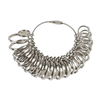 Bijoutiers économiques outil de mesure de joint torique fabrication de bijoux taille de doigt anneau de mesure kit de taille avec échelle US/HK/EU