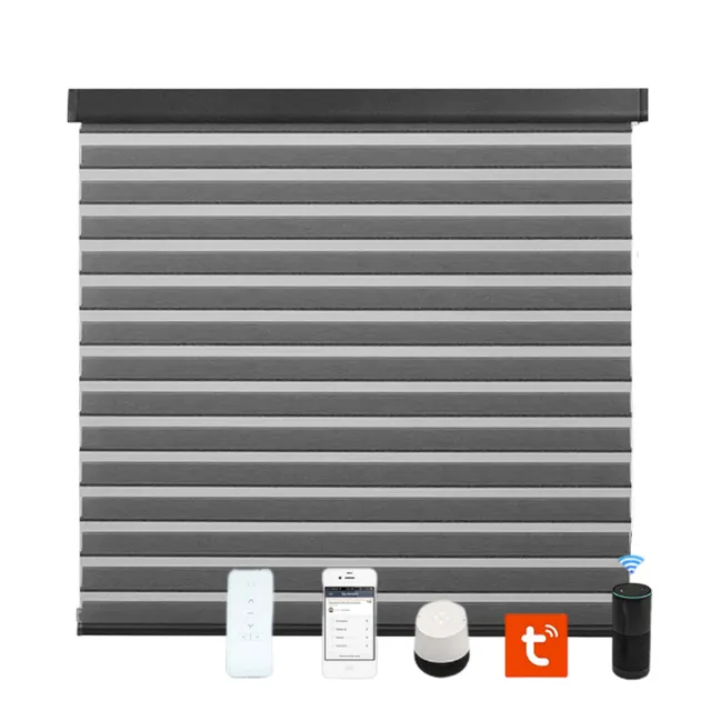 Wholesale Natural Luxury Blinds Shades & Shutters Horizontal Roller Curtain For Zebra Window Blinds Living Room Kitchen