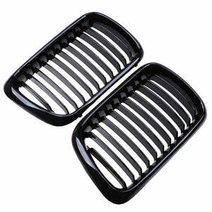 Grille de pare-chocs avant BMW Série 3 E36 en plastique ABS noir pour modèle 97-99, pièces de voiture - Product Image 1