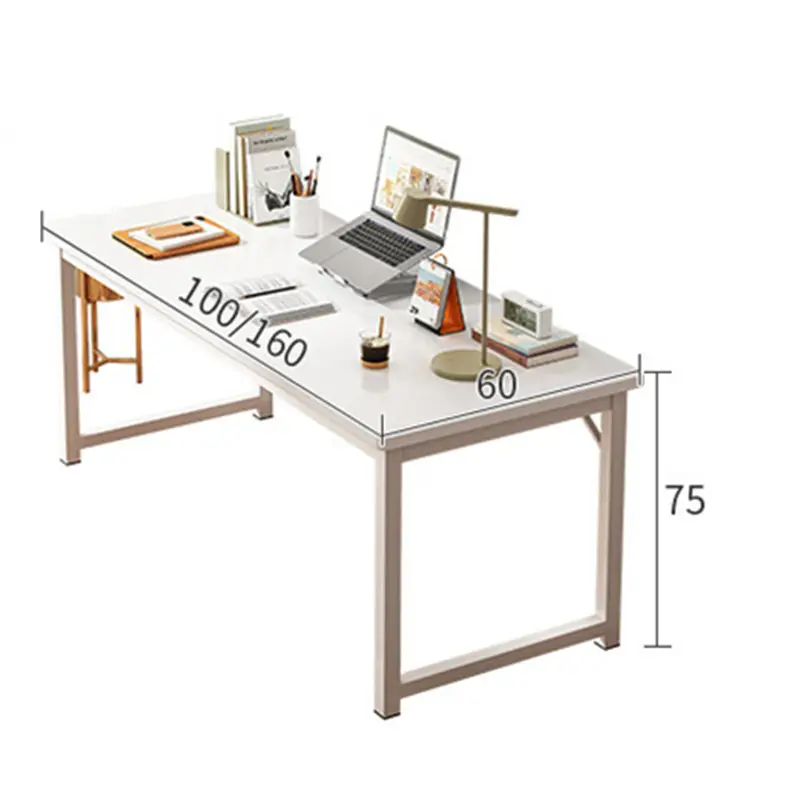 โต๊ะคอมพิวเตอร์,โต๊ะคอมพิวเตอร์สีขาวมัลติฟังก์ชันกำหนดขนาดได้เองโต๊ะเรียนหนังสือโต๊ะทำงานสำหรับอุปกรณ์สำนักงาน