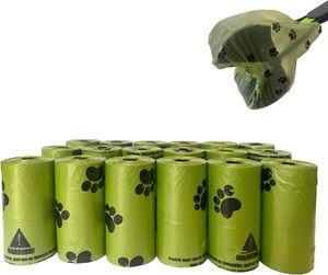 Venta caliente de alta calidad logotipo personalizado impreso biodegradable perrito bolsas de basura ecológicas bolsas de caca de perro al por mayor perro de plástico - Product Image 5