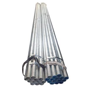 Tubería de Acero Galvanizado por Inmersión en Caliente, Tubería GI Schedule 40, Tubo Redondo de Acero Recubierto de Zinc para Agua y Gas en Construcción - Product Image 1