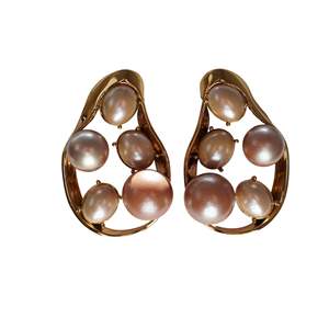 Boucles d'oreilles pendantes fines YN270-4323B - Product Image 1