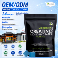 Gummies de créatine monohydrate micronisée en gros sous marque privée pour une absorption supérieure et un soutien efficace au développement musculaire
