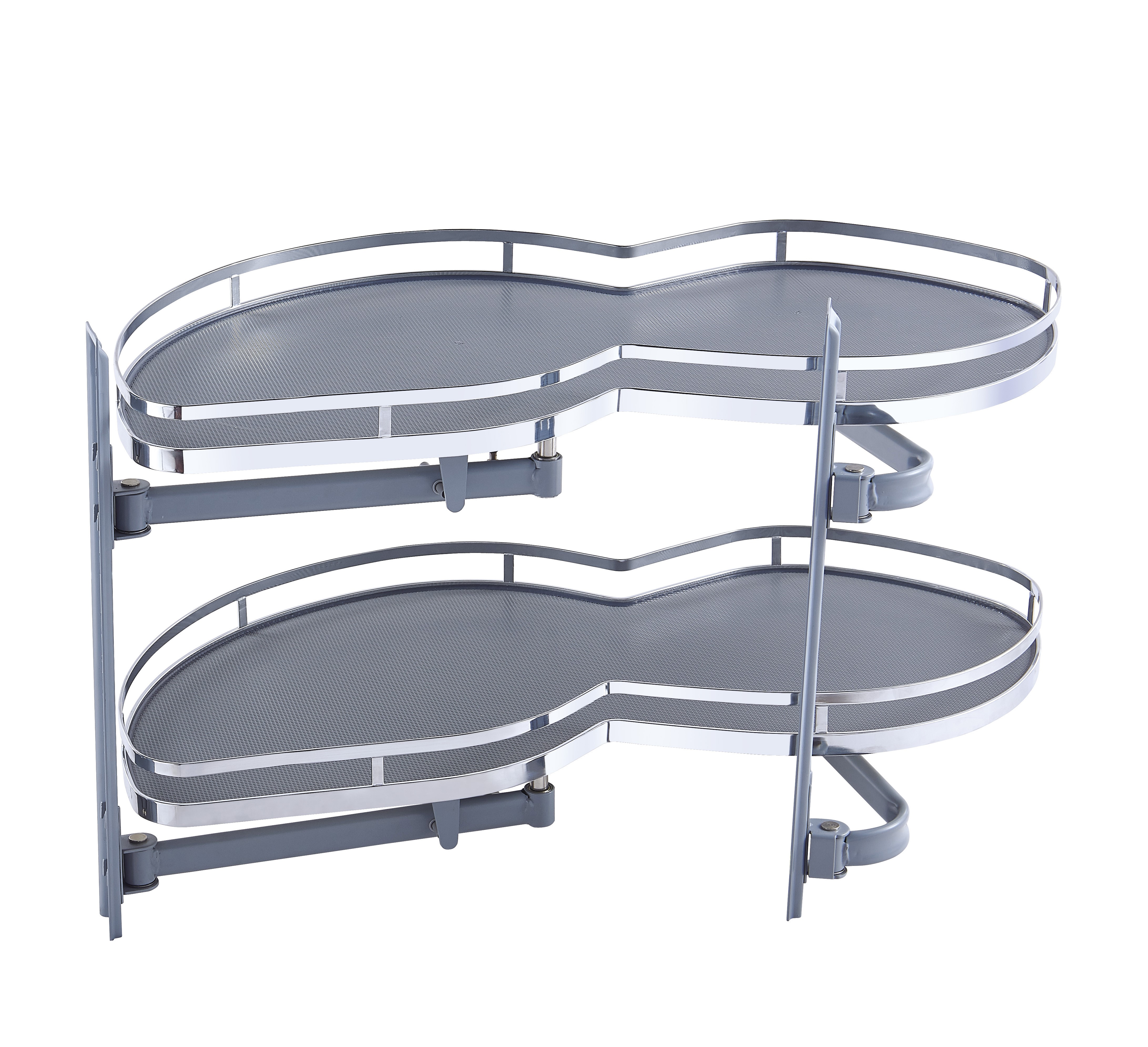 Kitchen Cabinet Accessories Swing Tray Kitchen Basket Magic Corner Kitchen Magic Corner Double Layers Swing Tray