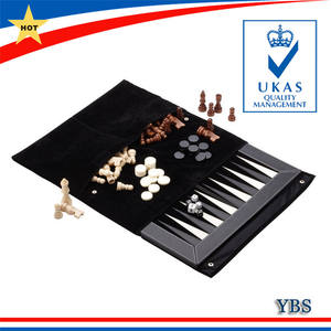 Juego <span class=keywords><strong>de</strong></span> ajedrez 3 en 1 <span class=keywords><strong>de</strong></span> lujo para damas <span class=keywords><strong>de</strong></span> Backgammon, juego <span class=keywords><strong>de</strong></span> mesa <span class=keywords><strong>Ludo</strong></span> portátil <span class=keywords><strong>de</strong></span> cuero PU - Product Image 5