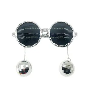 Stereo laser ball reflector ball chain Mosaic glasses party disco ball glasses funky glasses party decoration