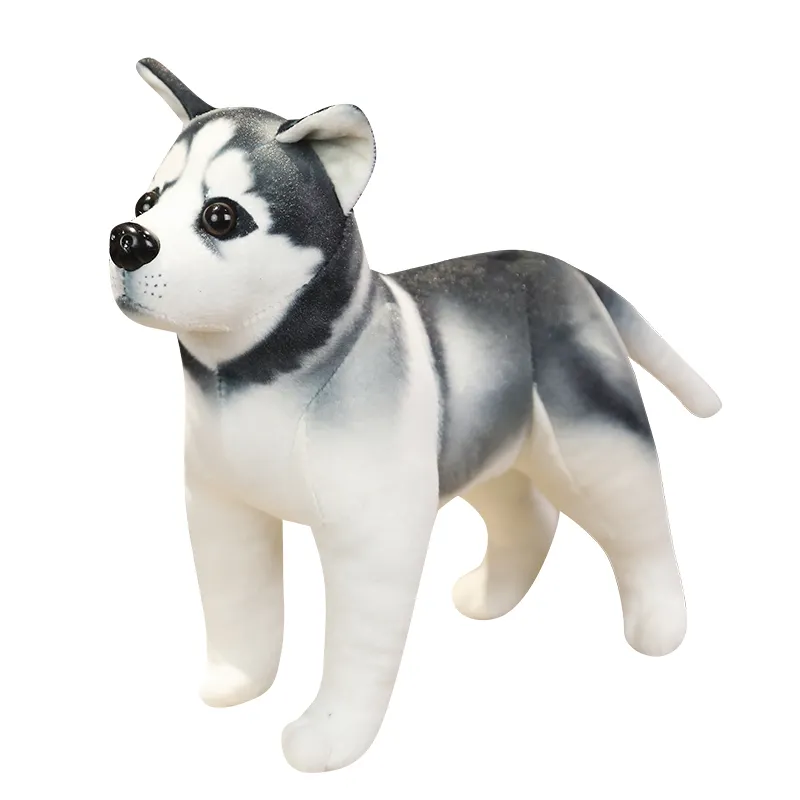 Wholesale Selling Lovely Stuffed Lovely Plush Simulation Akita Dog Animal Doll Toy With Squating,Standing,Sitting Posture