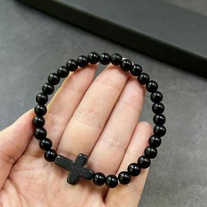 Bracelet en pierre naturelle avec perles de verre colorées, symbole de compassion et de gentillesse, fabrication sans soudure, assurance commerciale directe usine - Product Image 1