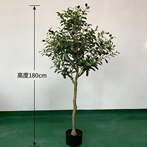 Árboles de Olivo Artificiales de Plástico para Uso en Interiores/Exteriores, Decoración para Bodas y Navidad, Fácil Montaje - Product Image 2