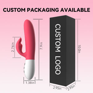 Вибратор-кролик для женщин, стимулятор точки G и клитора, силиконовая секс-игрушка с USB-зарядкой, оптовая продажа OEM/ODM - Product Image 6