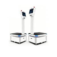 Robot AMR à évitement automatique d'obstacles avec rappel vocal intégré, robot de transport mobile autonome, pièces de machines de construction