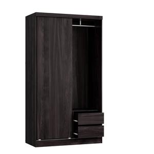 Armoire de luxe en bois de haute qualité avec portes coulissantes doubles et 2 tiroirs - Product Image 4