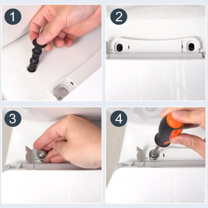 TOTO 변기 시트 확장 고무 볼트 상부 고정 너트 세트 - Product Image 3
