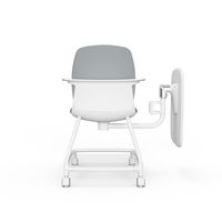 Chaise de bureau moderne pour étudiants, idéale pour les salles de formation scolaires, équipée d'un pivotement à 360° °   Plateau tournant