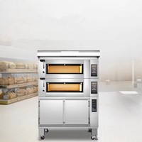 Nouveau four électrique professionnel européen pour boulangerie, avec étagère pour pain, gâteaux et pizzas, à économie d'énergie et automatique