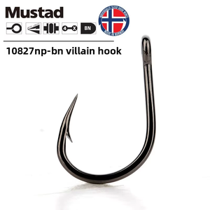 Amo da pesca Villain Jig Head per acqua dolce e salata, 10 pezzi, con leader integrato, rinforzato, per la pesca in mare di carpa, persico, trota e merluzzo - Product Image 3