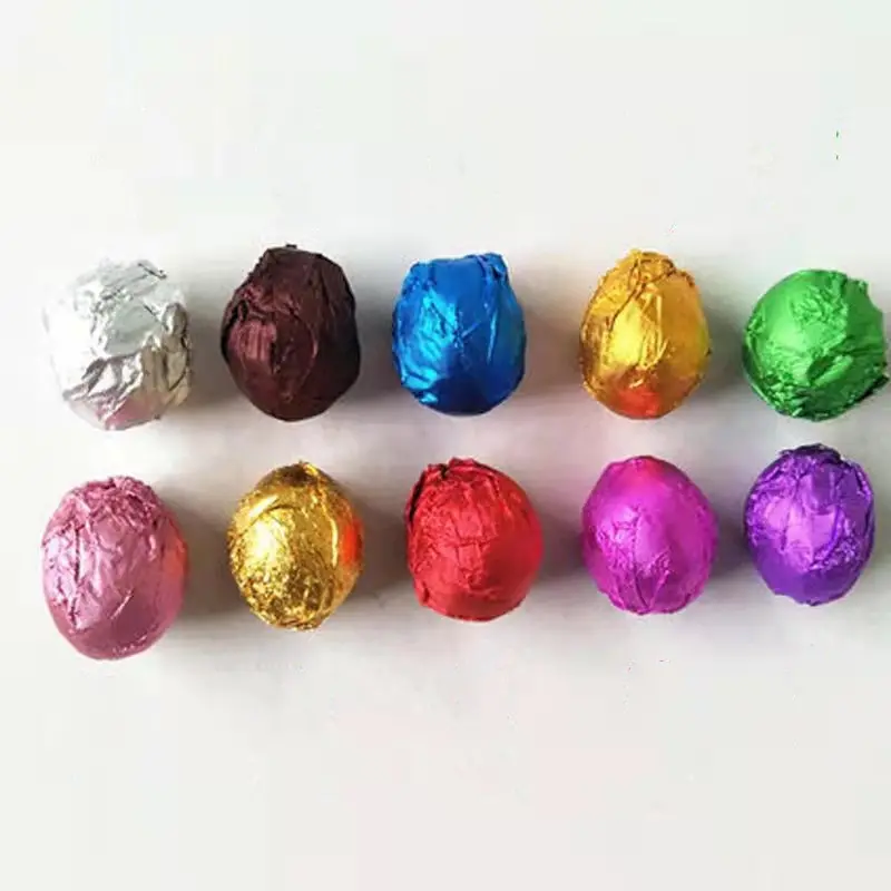 Enveloppes à bonbons en Aluminium, 10 pièces, pour le chocolat, emballage pour bonbons, à faire soi-même par fête/mariage