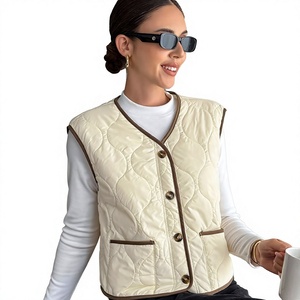 Custom Design Winter <b>Puffer</b> <b>Vest</b> for Women Casual Sleeveless Outdoor Street Wear Fashion Student <b>Vests</b> Gilets - Product Image 1