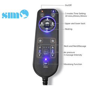 Home Kneten Wärme Körper Nacken <span class=keywords><strong>massage</strong></span> Matte Auto Shiatsu Rücken <span class=keywords><strong>massage</strong></span> gerät Sitz <span class=keywords><strong>massage</strong></span> kissen für Stuhl - Product Image 3