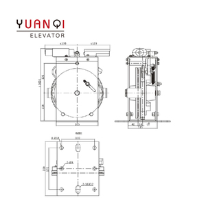OX-187/OX-186/OX-186A ограничитель скорости лифта запасных частей подъема скорость губернатор двухсторонняя машина бесшумный электромагнитный - Product Image 4