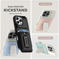 Étui de téléphone portable multicolore personnalisé en TPU+PC avec porte-cartes pour 16 Pro Max
