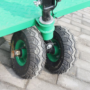 Power baterai listrik lipat Platform <span class=keywords><strong>Trolley</strong></span> listrik tangan truk kayu kargo Flatbed 600kg troli kerja untuk belanja - Product Image 4