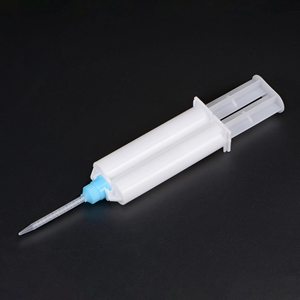 Dispenser jarum suntik perekat 1:1 2:1 2 bagian kosong 50ml tabung lem AB dengan piston segel - Product Image 3