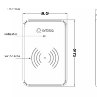 Encodeur de cartes-clés intelligentes pour hôtel 13,56 MHz