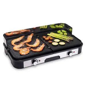 Sartén para barbacoa de piedra eléctrica Aifa, plancha antiadherente con revestimiento de mármol, gran oferta, parrilla para fiestas teppanyaki, parrilla con elemento calefactor