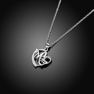 Collar del Día DE LA MADRE moda mamá carta amor collar encantos diamante carta colgante collar joyería el mejor regalo <span class=keywords><strong>para</strong></span> la madre - Product Image 5
