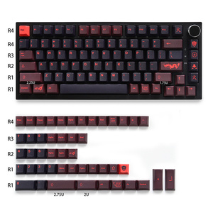 Teclas de <span class=keywords><strong>dragón</strong></span> rojo personalizadas Durable PBT Dye-Sub Diseño ergonómico Cherry Profile 87/104/108 Mx Switch <span class=keywords><strong>Teclado</strong></span> mecánico 129 - Product Image 2