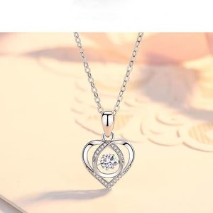Meilleures Ventes 2024 Cadeaux Pendentif Cœur en Zircon <span class=keywords><strong>Bijoux</strong></span> Tendance Colliers pour Femmes - Product Image 4