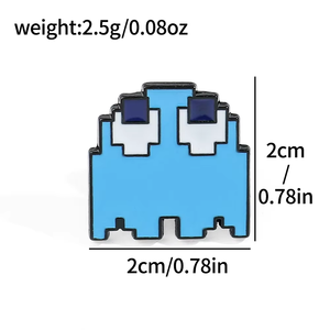Broche en métal noir teint en gros de conception de bouton de <span class=keywords><strong>dessin</strong></span> <span class=keywords><strong>animé</strong></span> mignon épinglettes en émail doux - Product Image 5
