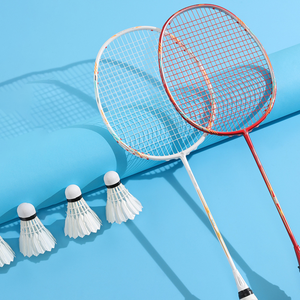 Raqueta de Bádminton Dericsson OEM Ofensiva y Defensiva, Duradera, de Fibra de Carbono Ultraligera, Profesional, Dureza Moderada, Mango G5 - Product Image 5