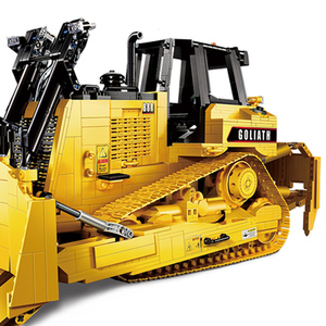 2,4G 1:16 Rc <span class=keywords><strong>CAT</strong></span> Heavy Duty Dozer Climber Truck Bricks C61056W DIY Construcción <span class=keywords><strong>Bulldozer</strong></span> EarthMover bloque de construcción - Product Image 5