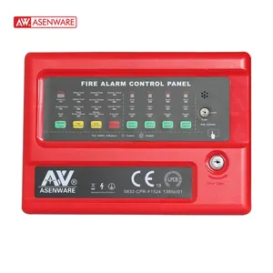 2 Zone Conventionele Brandalarm Bedieningspaneel Alarmsystemen AW-CFP2166