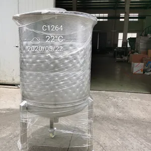 Manufacturer of wine fermenting equipment glycol fermenter stainless steel dimple cooling jacket wine tanks