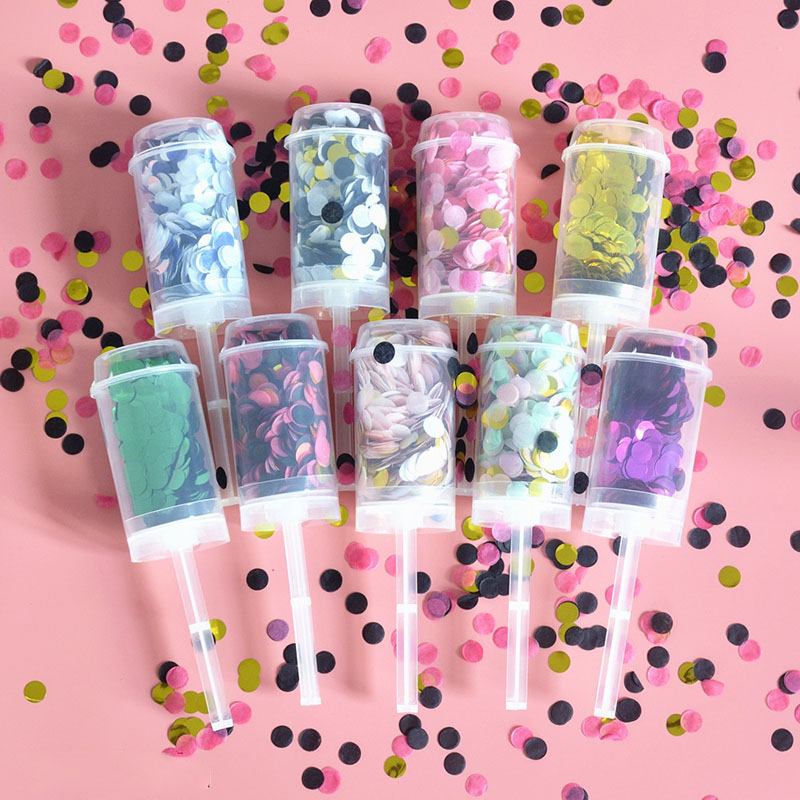 Розовое золото, серебро, розовый, красочный пол, Push- Pop, конфетти, блестящий фейерверк для дня Святого Валентина, аксессуары для свадебных шаров