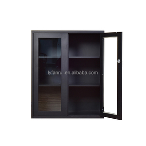 Swing Glass Door tập tin kim loại tài liệu nơi làm việc sử dụng Knock xuống thép Tủ hồ sơ văn phòng lưu trữ tủ nửa chiều cao - Product Image 5