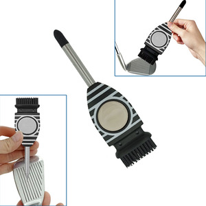 Herramienta 3 en 1 para Limpiar Palos de Golf, Fácil de Limpiar y Transportar, Cepillo para Ranuras de Palos de Golf - Product Image 3