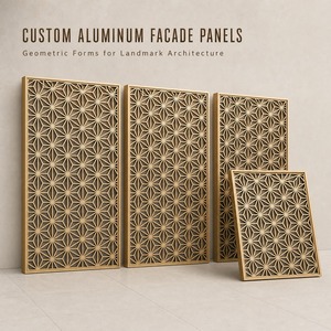 Panneaux de façade en aluminium sur mesure, panneaux de revêtement mural perforés, panneaux décoratifs pour l'extérieur des bâtiments - Product Image 6
