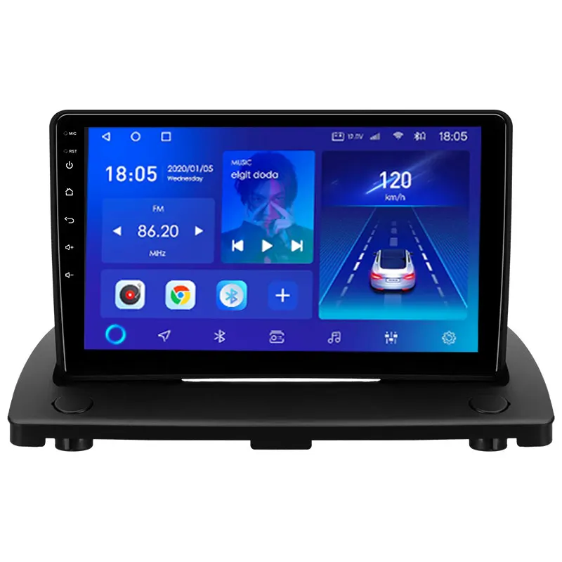 ISmall 9 Zoll Autoradio Multimedia-Video-Player Navigation Stereo GPS Android Bildschirm für Volvo XC90 2002 - 2014