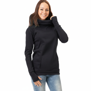 Sudadera con Capucha de Maternidad de Alta Calidad, 100% Algodón, Ecológica, Cálida para Invierno, con Logotipo Personalizado, Diseño Liso y Capucha Larga - Product Image 1