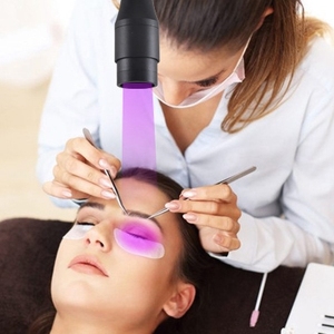 UV LED Extensión de pestañas Gel adhesivo 5ML Secado rápido Pegamento para pestañas en rosa Azul Púrpura-Paquete variado - Product Image 4