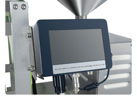 Machine d'emballage de sachets de sauce avec fonction d'impression d'étiquettes, pour emballage automatique de liquides en sachets préformés, formage, remplissage et scellage verticaux.